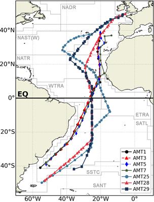 Assessing phytoplankton community composition in the Atlantic Ocean from in situ and satellite observations